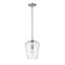 Z-Lite Joliet 1 Light Pendant, Brushed Nickel & Clear 473P9-BN - alternate 5